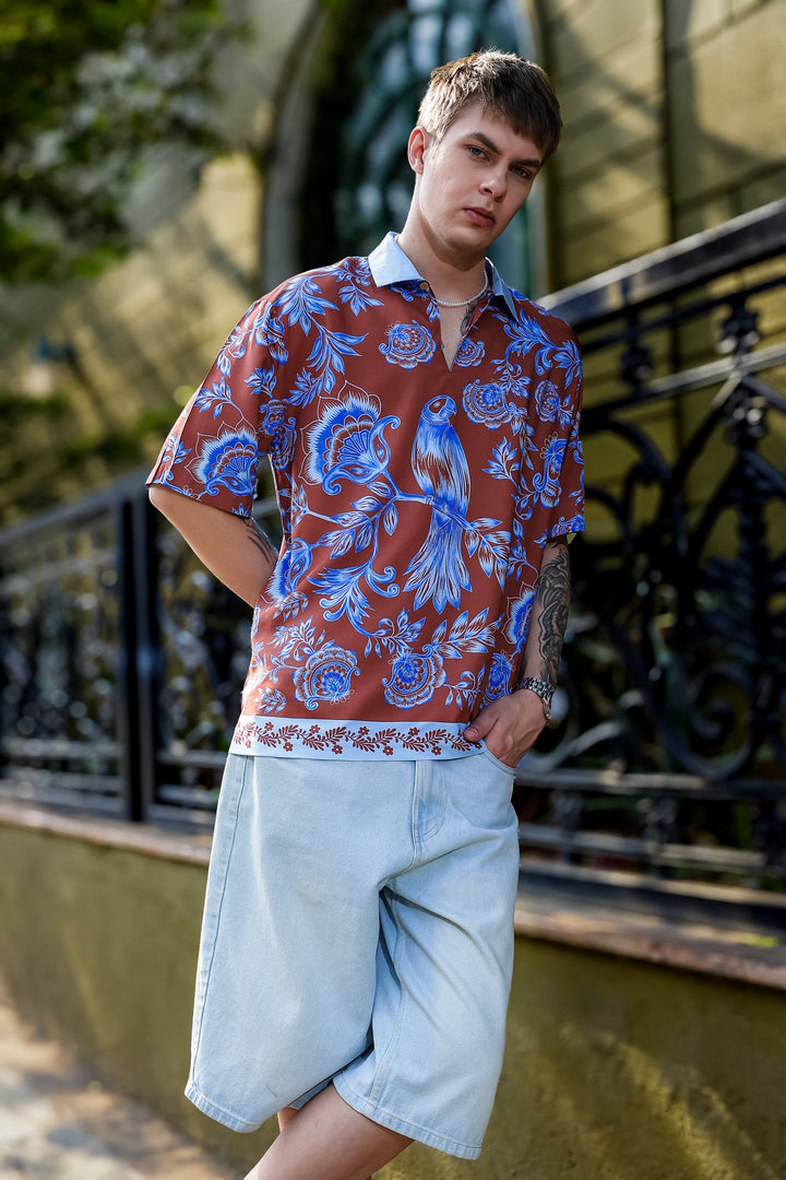 Classical Art Oversized Shirt
