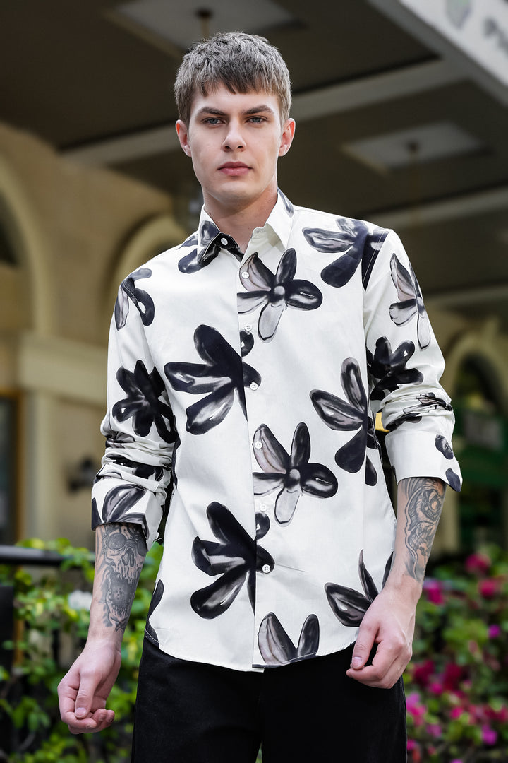 Acrylic Flower Shirt