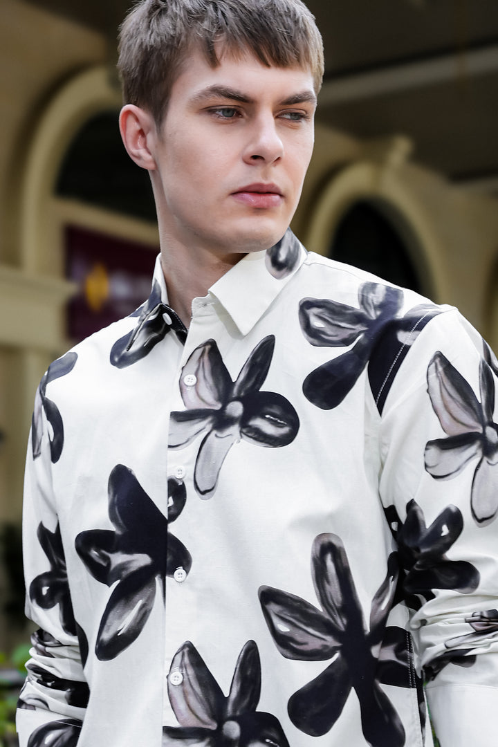 Acrylic Flower Shirt