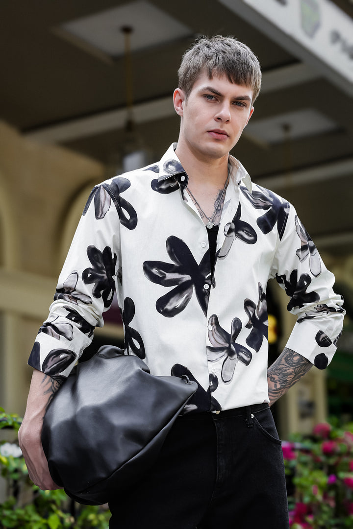 Acrylic Flower Shirt
