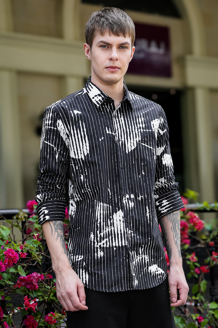 Dark Flowers Shirt