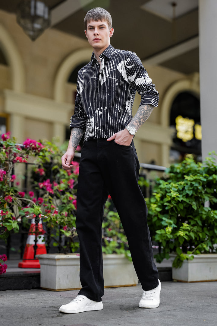 Dark Flowers Shirt