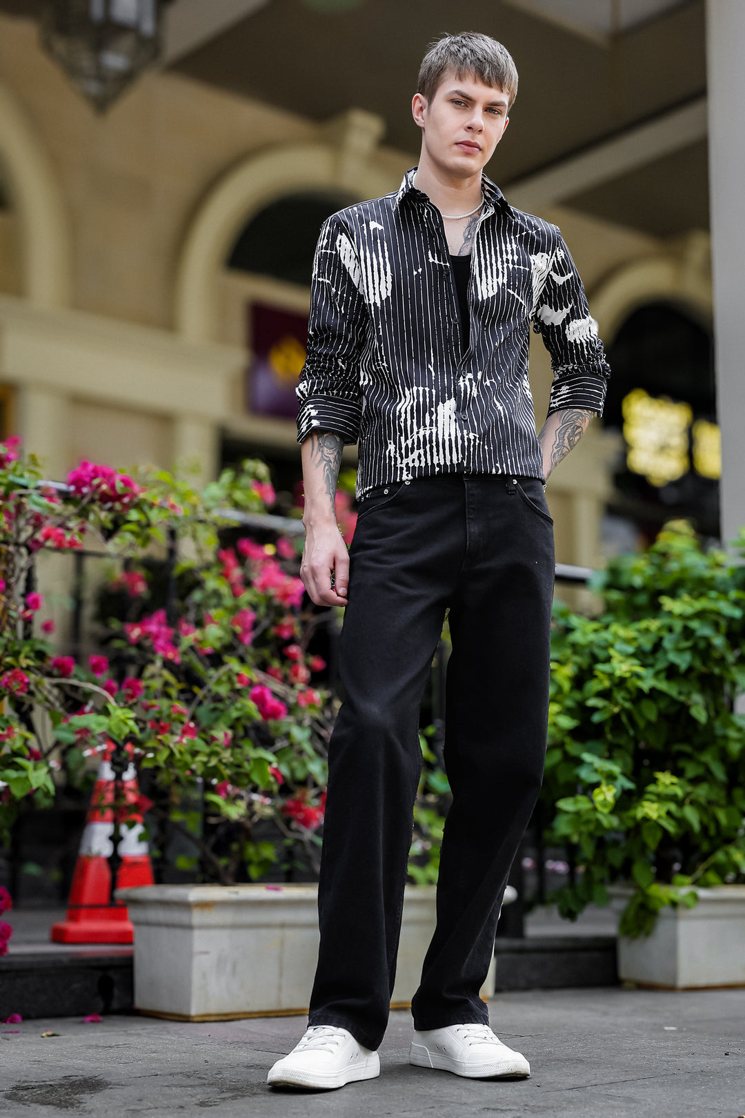 Dark Flowers Shirt