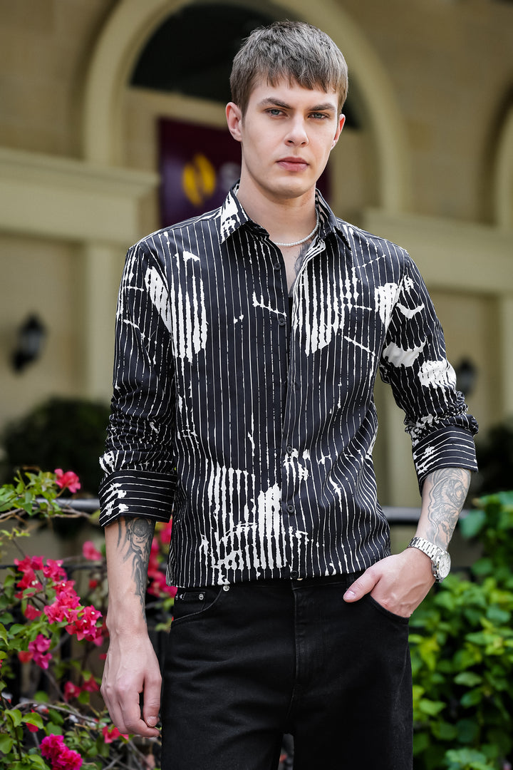 Dark Flowers Shirt