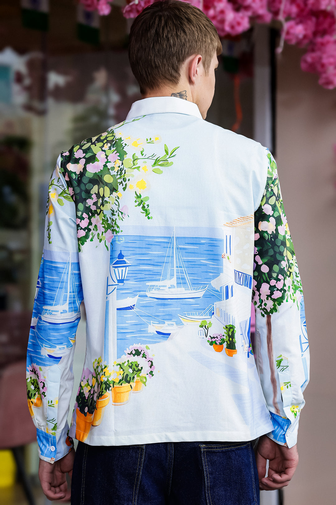 Panorama Printed Oxford Shirt