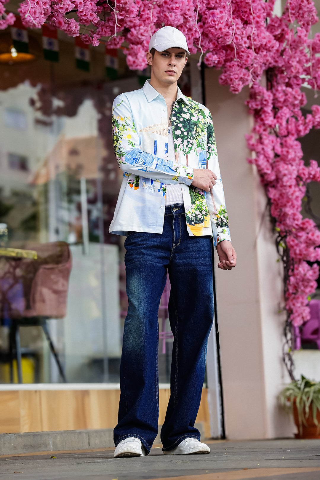 Panorama Printed Oxford Shirt