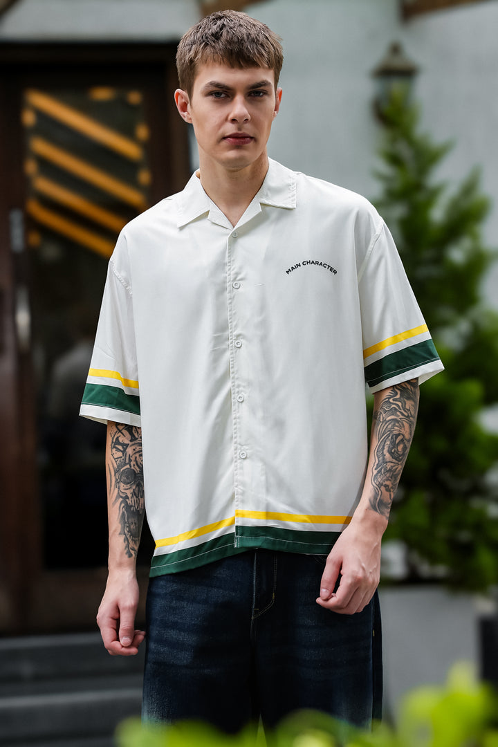 Main Character : Oversized Printed Shirt