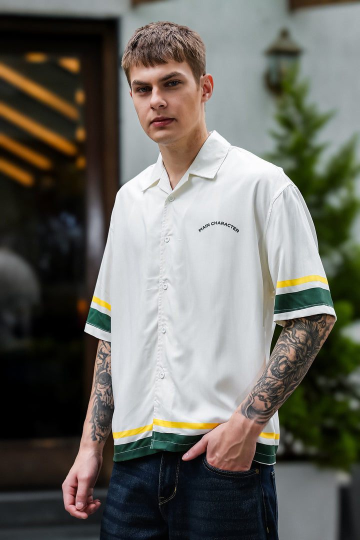 Main Character : Oversized Printed Shirt