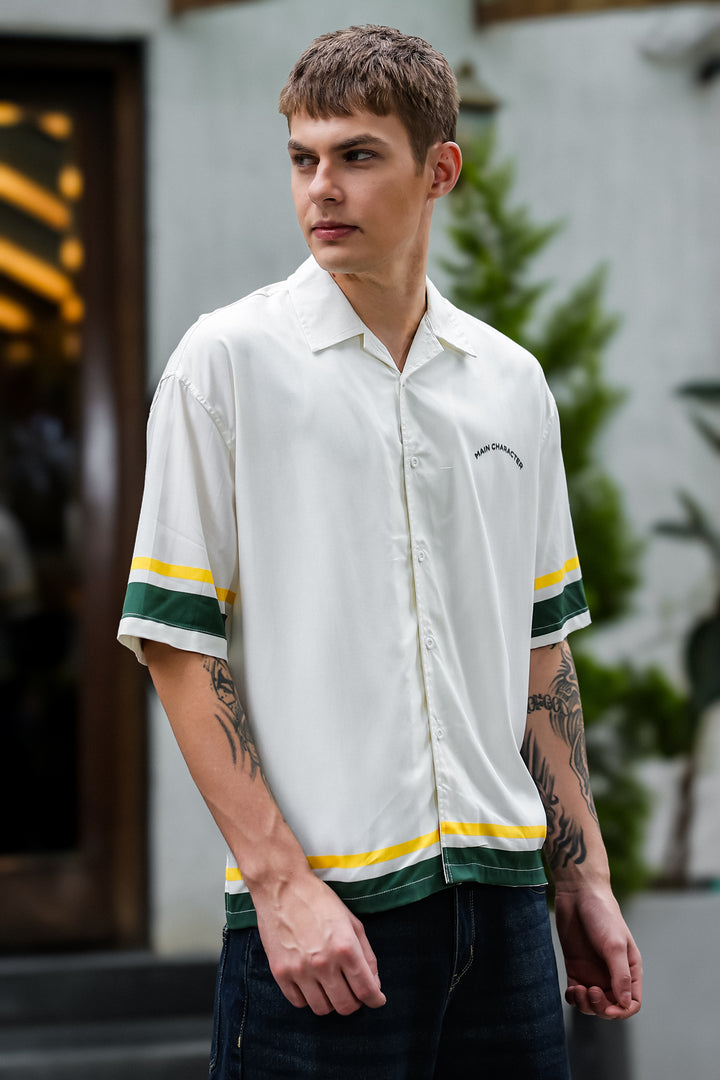 Main Character : Oversized Printed Shirt