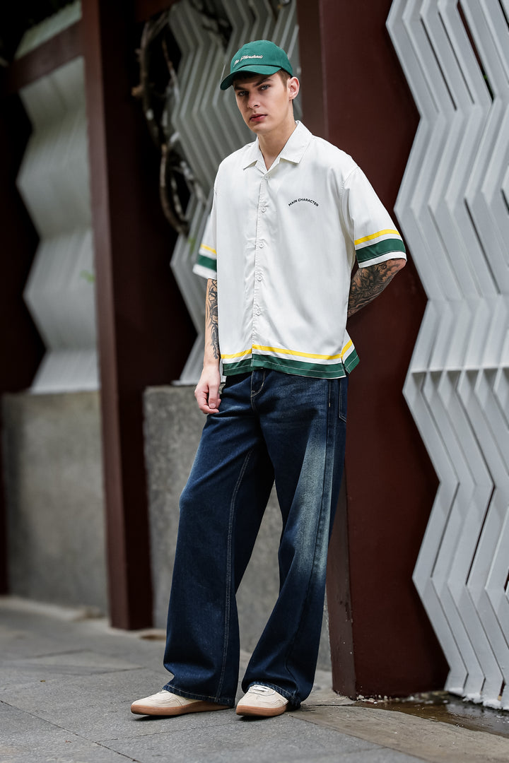 Main Character : Oversized Printed Shirt