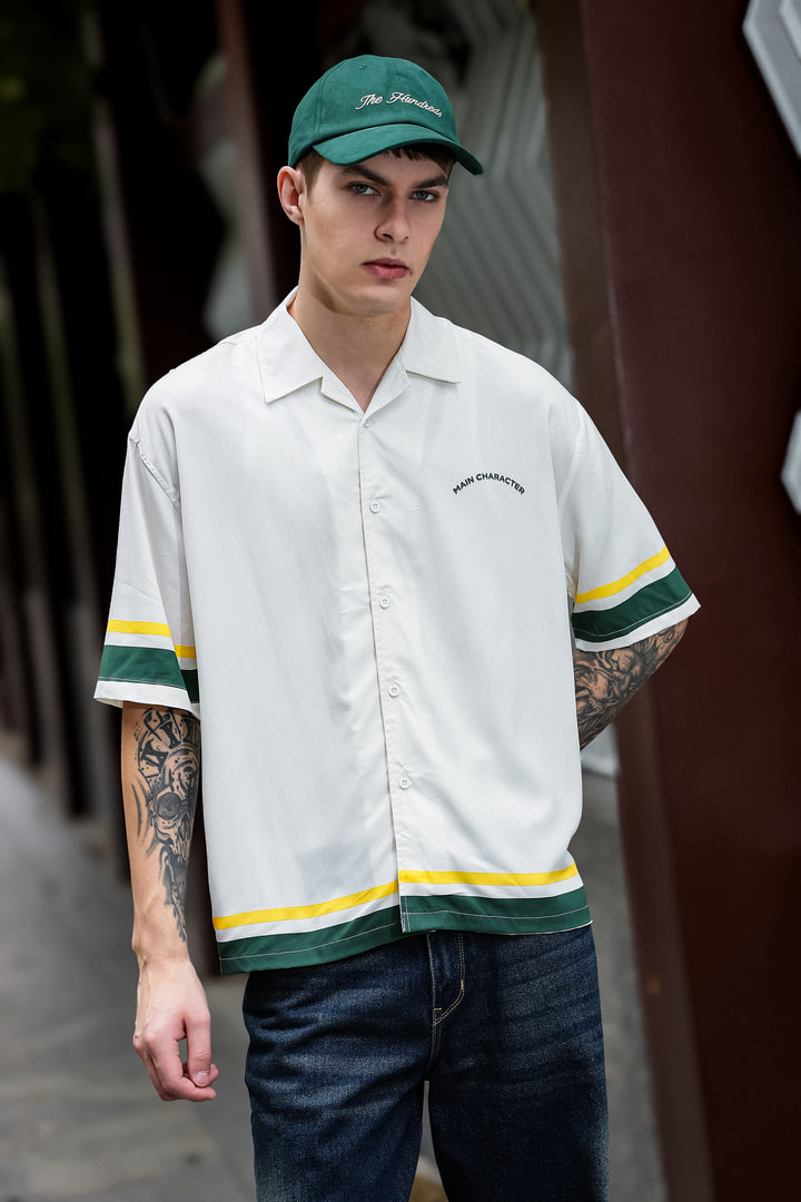 Main Character : Oversized Printed Shirt