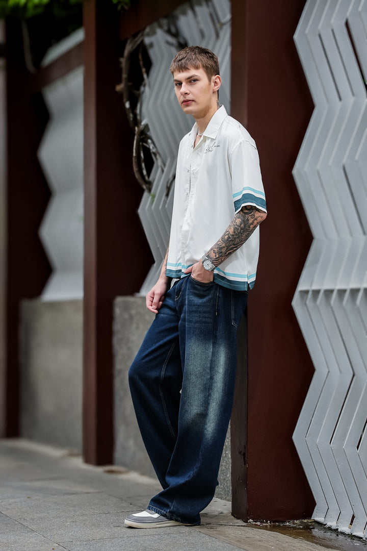 Lemon Glow: Oversized Printed Shirt