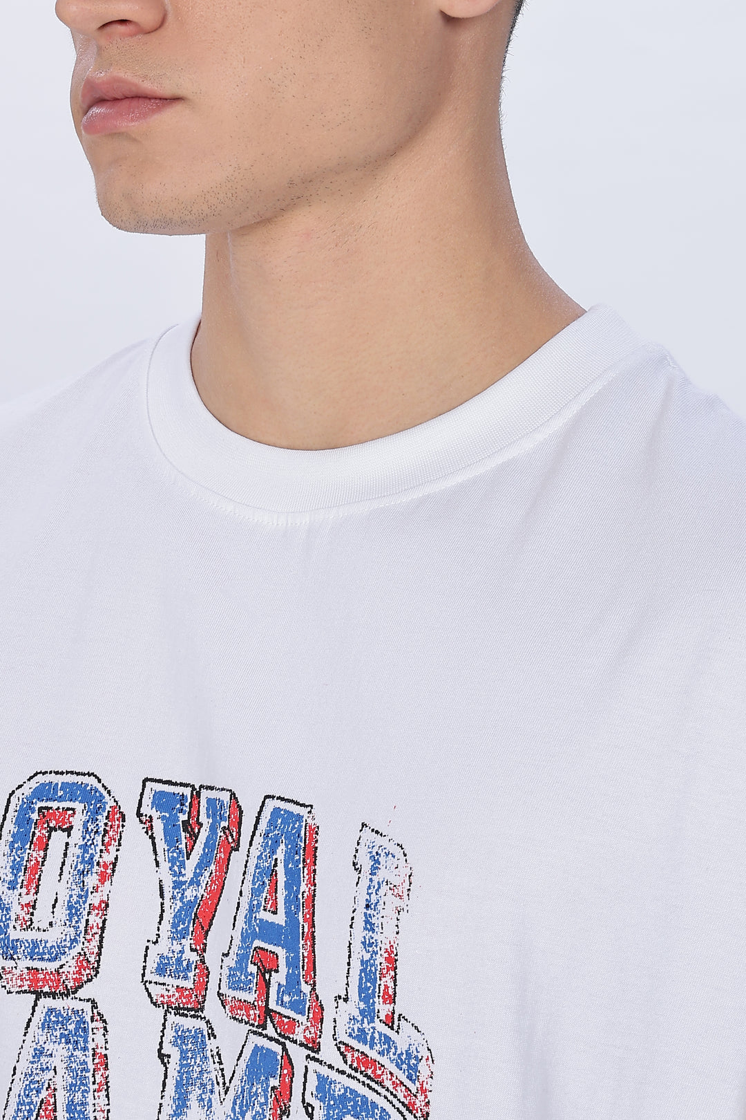 Loyal Flames: White Oversized Tank