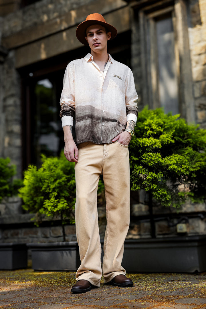 Horses Never Age : Textured Fabric Shirt