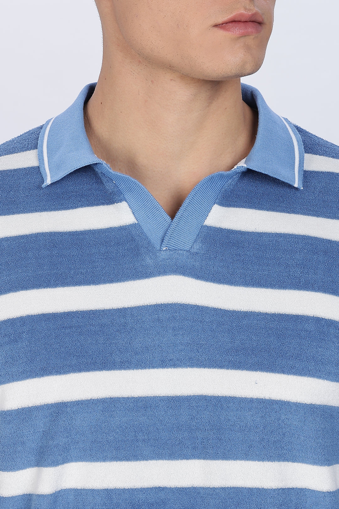 Blue Stripes: Classic Polo Shirt