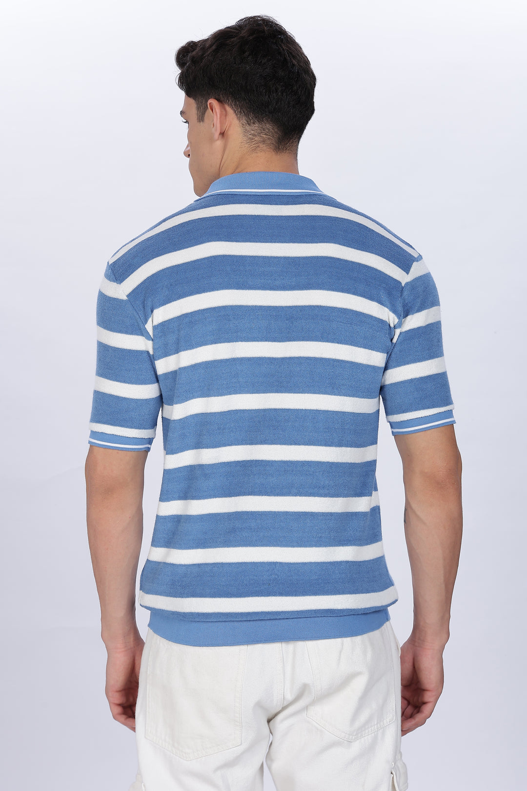 Blue Stripes: Classic Polo Shirt