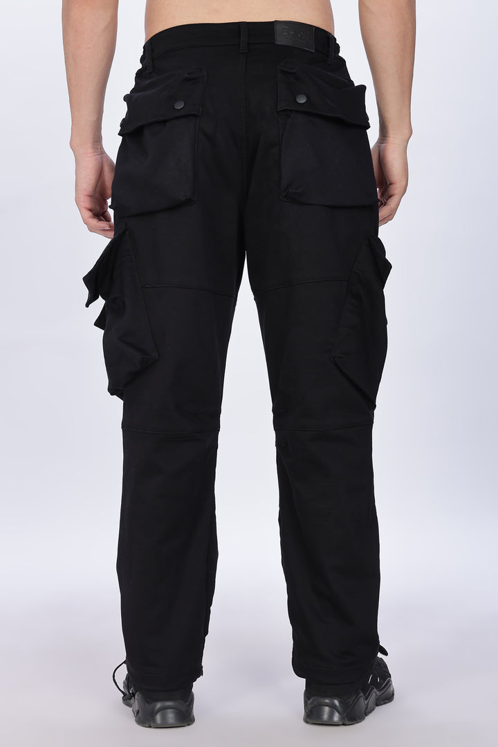 Superior Baggy Black Cargo Pants