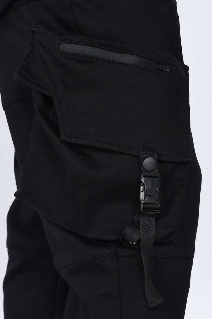 Superior Baggy Black Cargo Pants