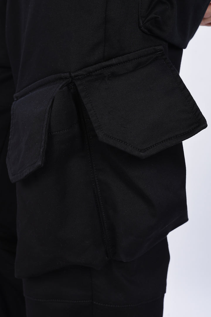 Superior Baggy Black Cargo Pants