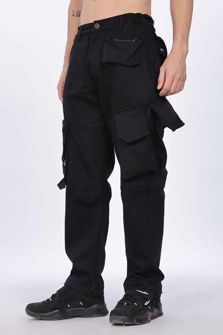 Superior Baggy Black Cargo Pants