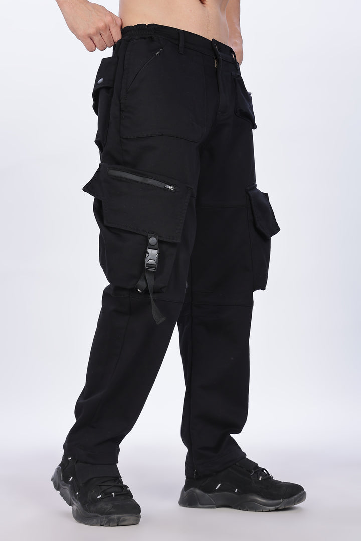 Superior Baggy Black Cargo Pants