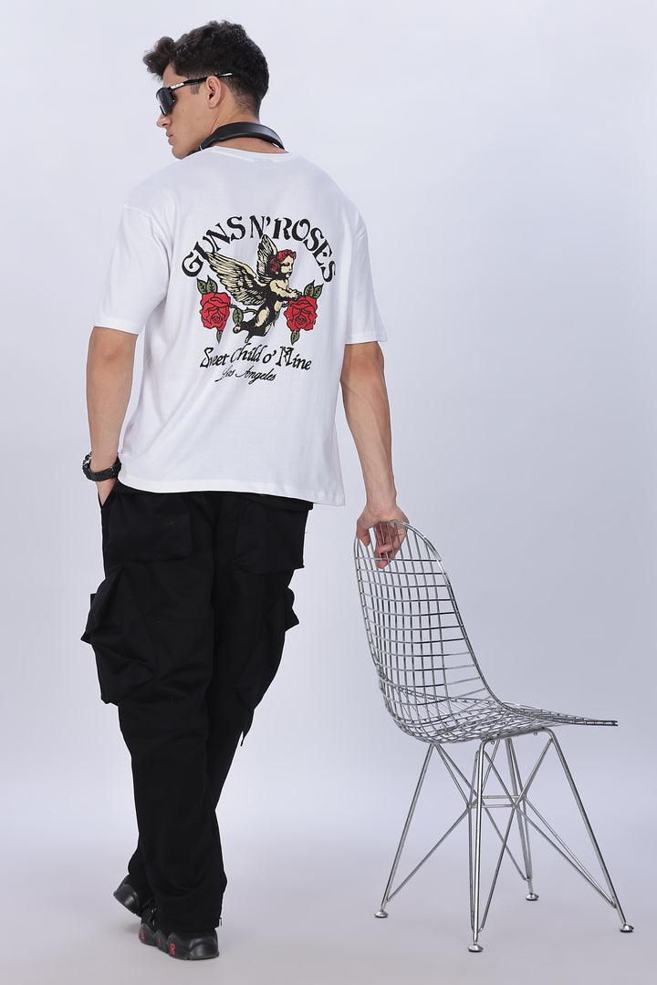 Sweet Child: White Oversized T-shirt