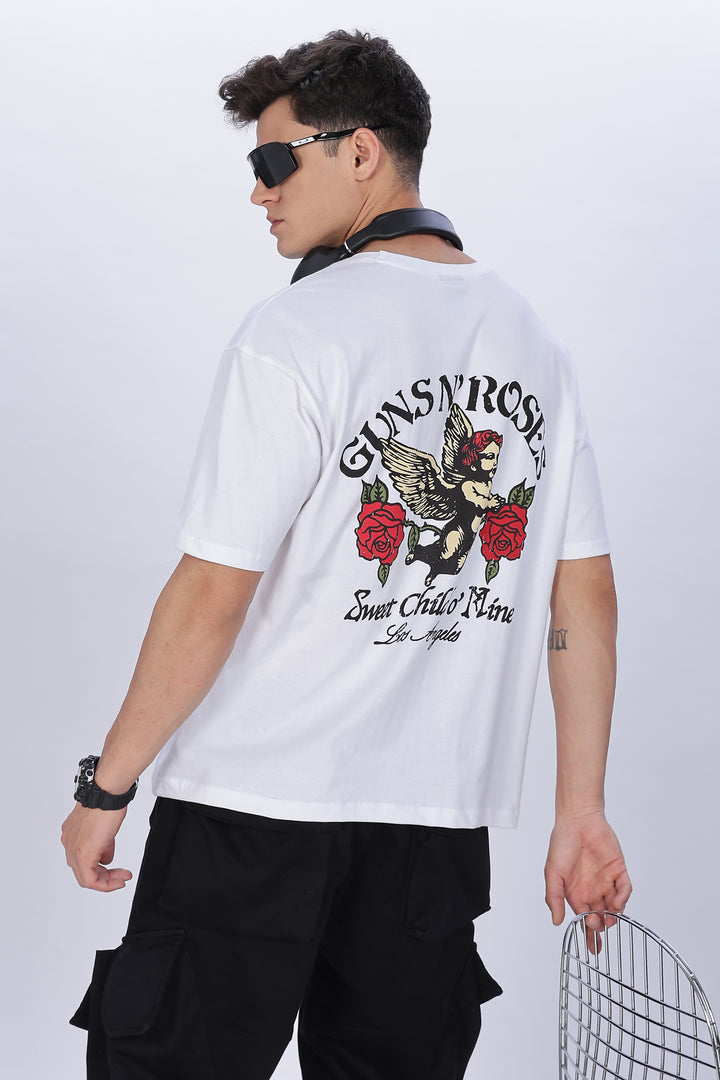 Sweet Child: White Oversized T-shirt