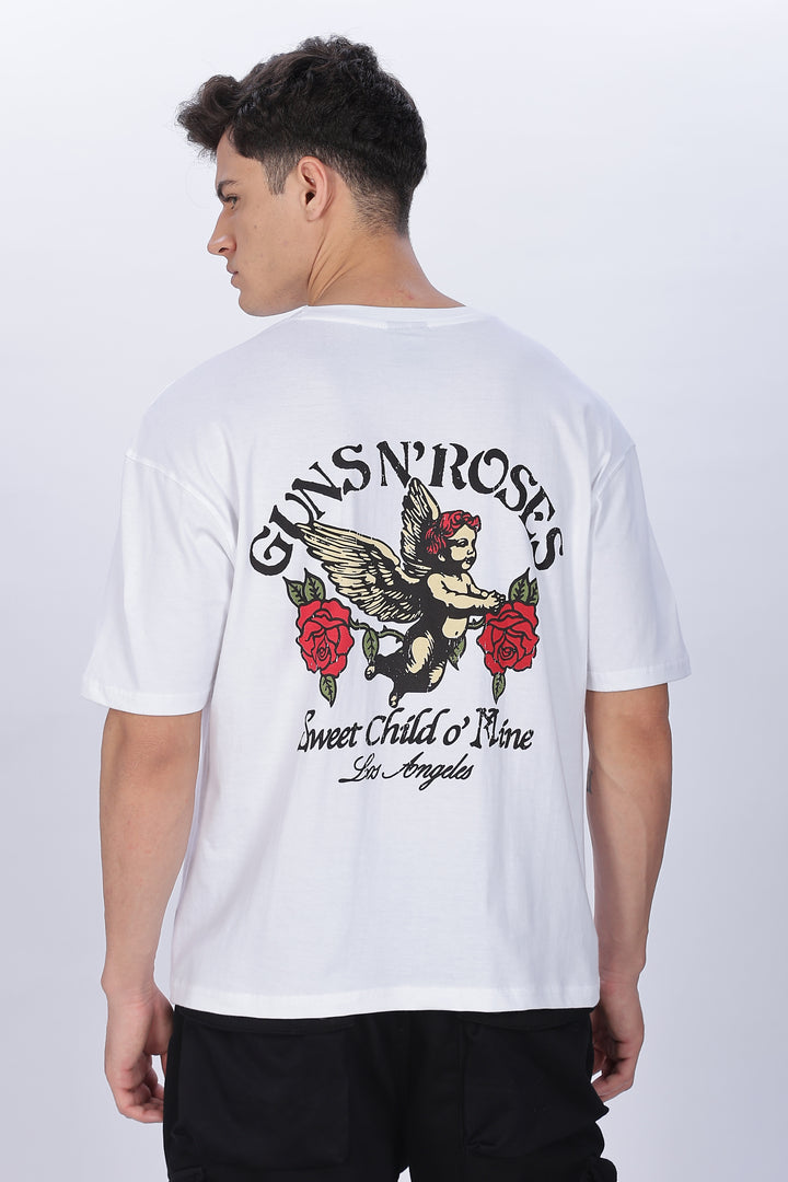 Sweet Child: White Oversized T-shirt