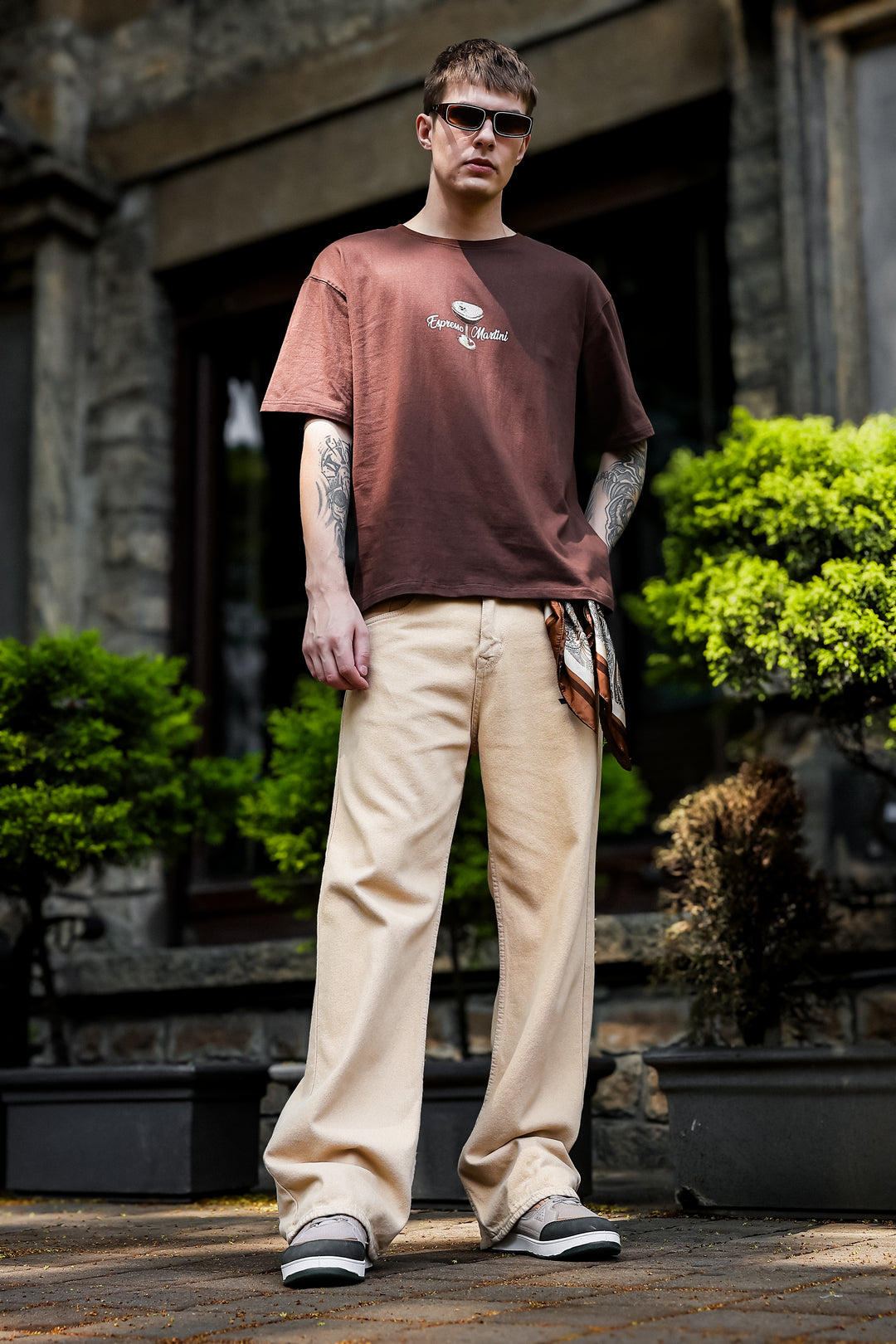 Espresso Martini: Brown Oversized T-shirt