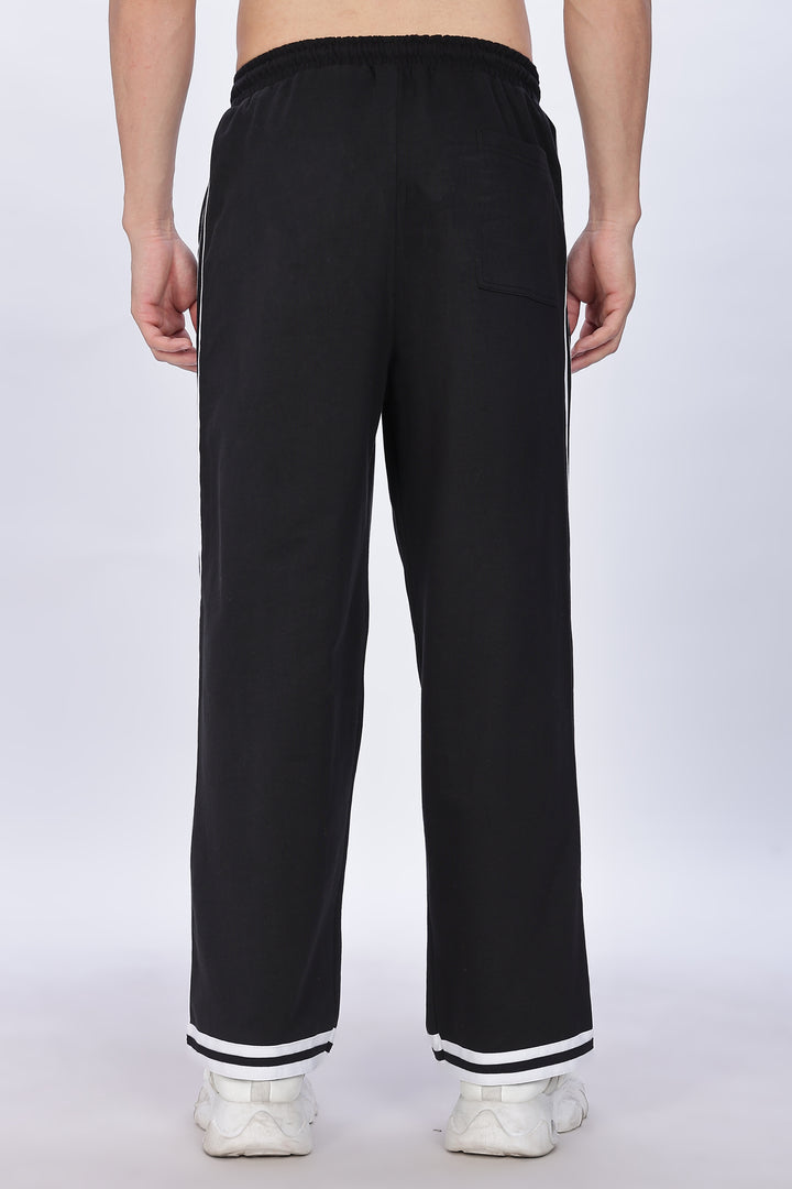 Side Cut: Black Joggers