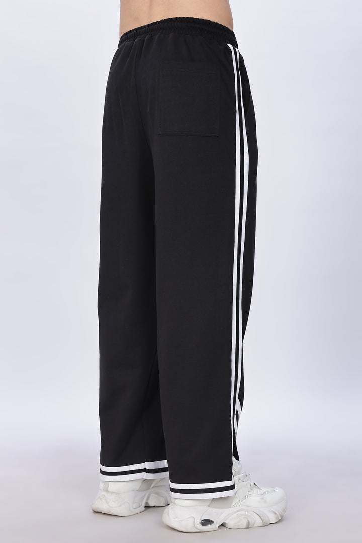 Side Cut: Black Joggers
