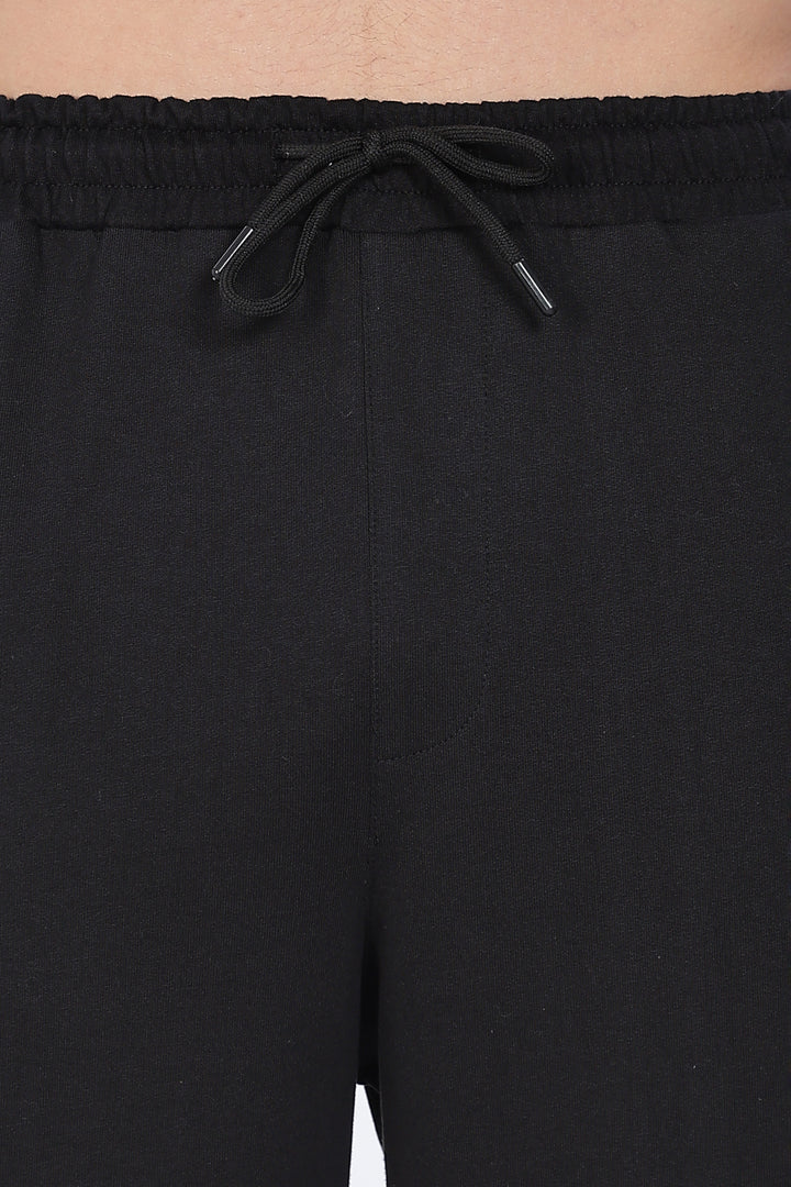 Side Cut: Black Joggers