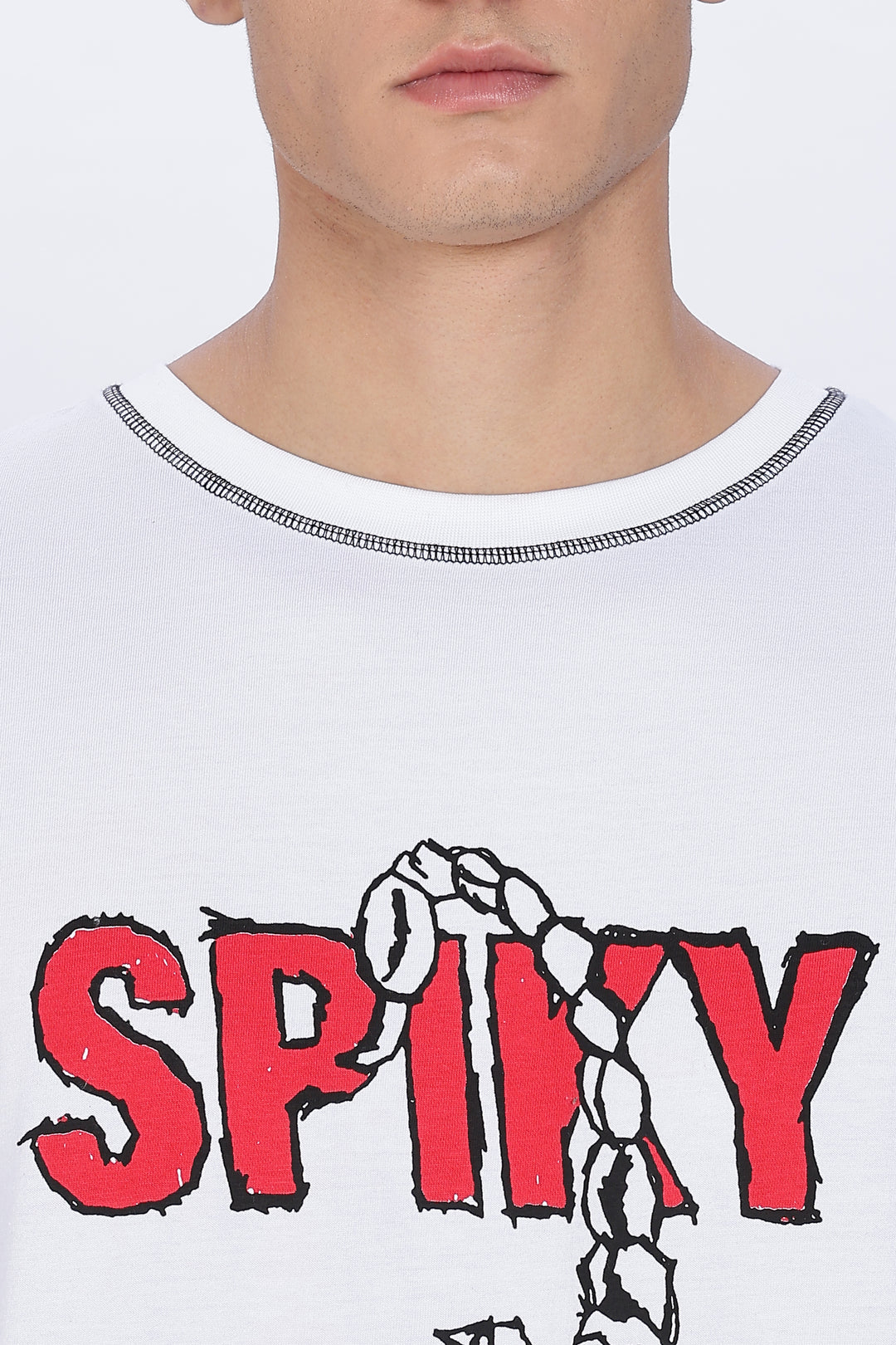 Spicy Heart: White Oversized Tank