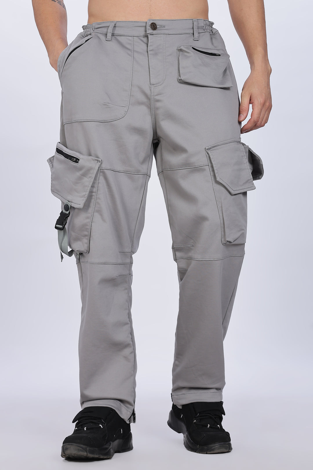 Superior Baggy Grey Cargo Pants
