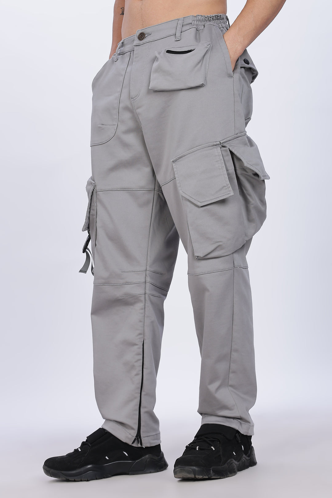 Superior Baggy Grey Cargo Pants