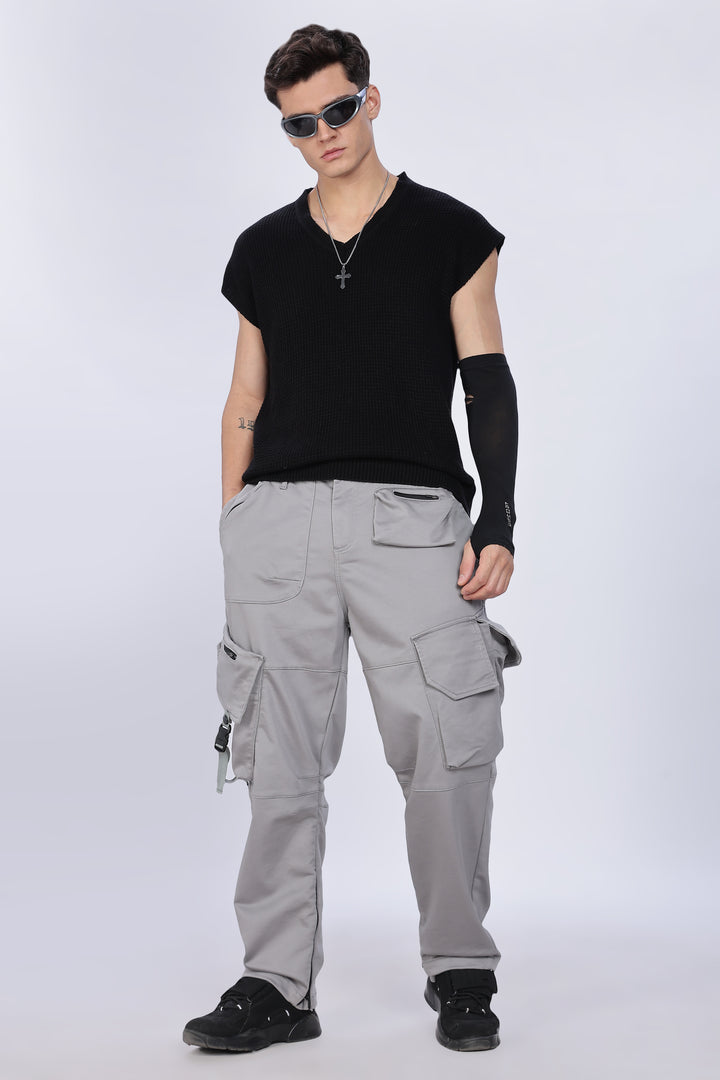 Superior Baggy Grey Cargo Pants