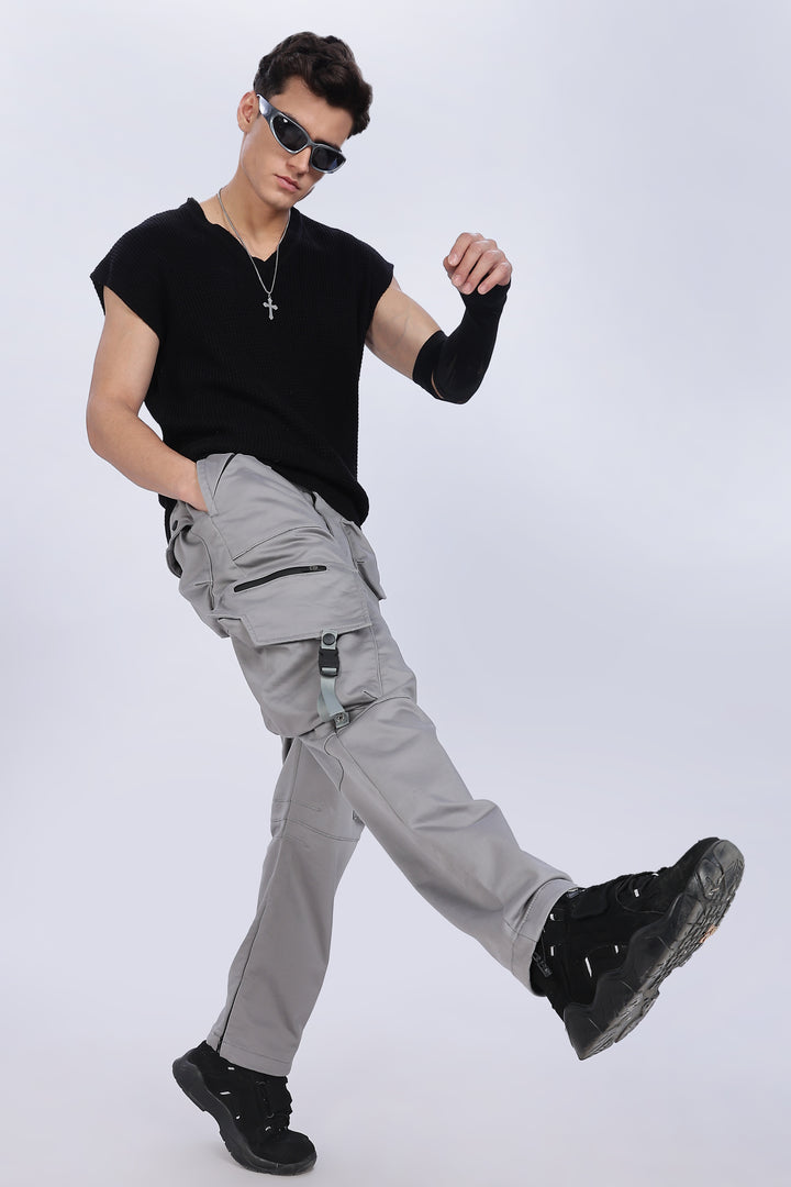 Superior Baggy Grey Cargo Pants