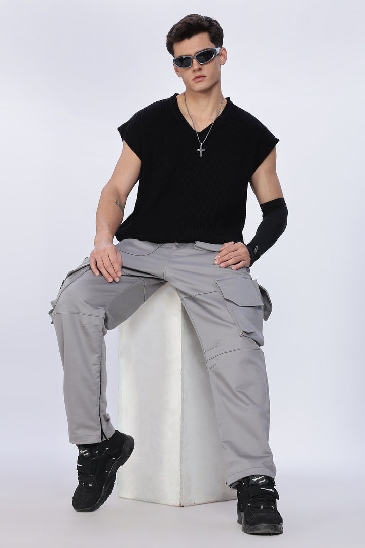 Superior Baggy Grey Cargo Pants