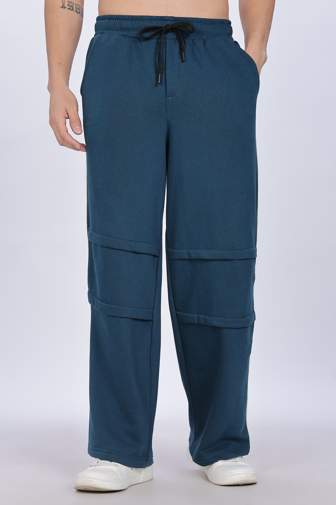 Teal: Parachute Cargo Joggers