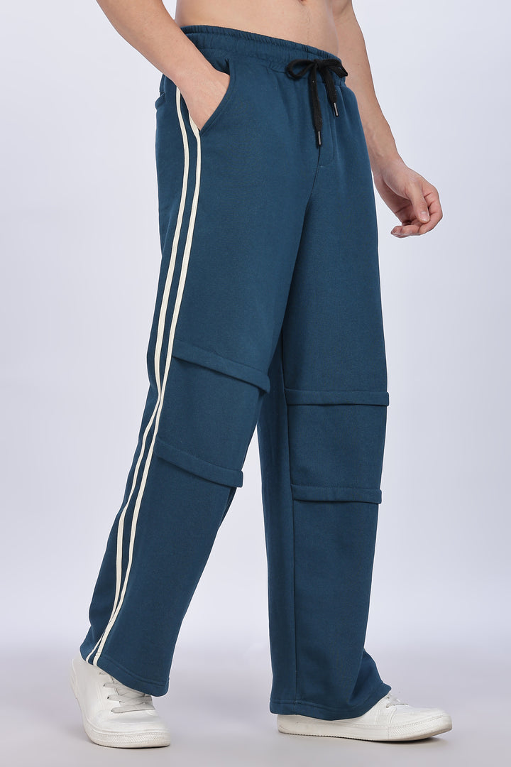 Teal: Parachute Cargo Joggers