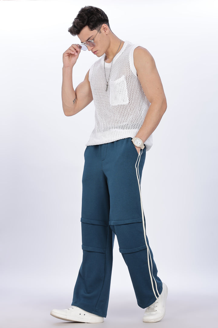 Teal: Parachute Cargo Joggers