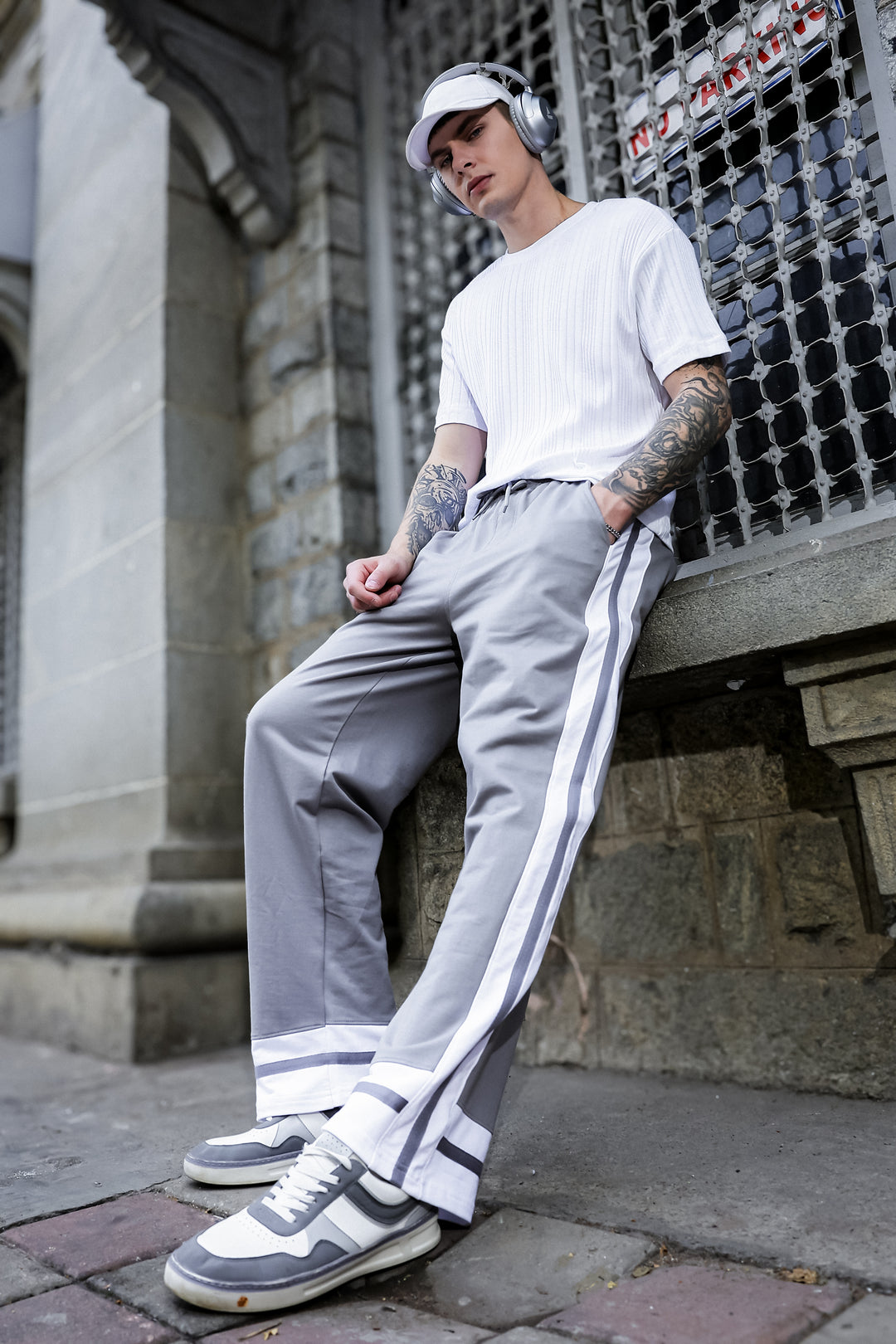 Originals: Baggy Light Grey Joggers