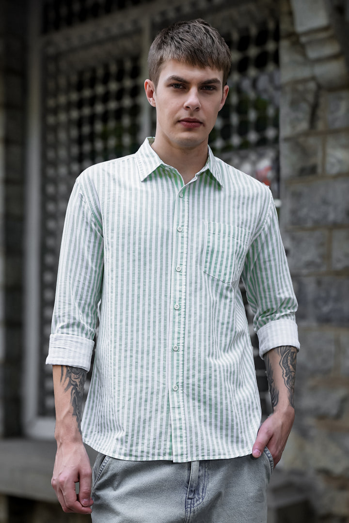 Streaks: Green Shirt
