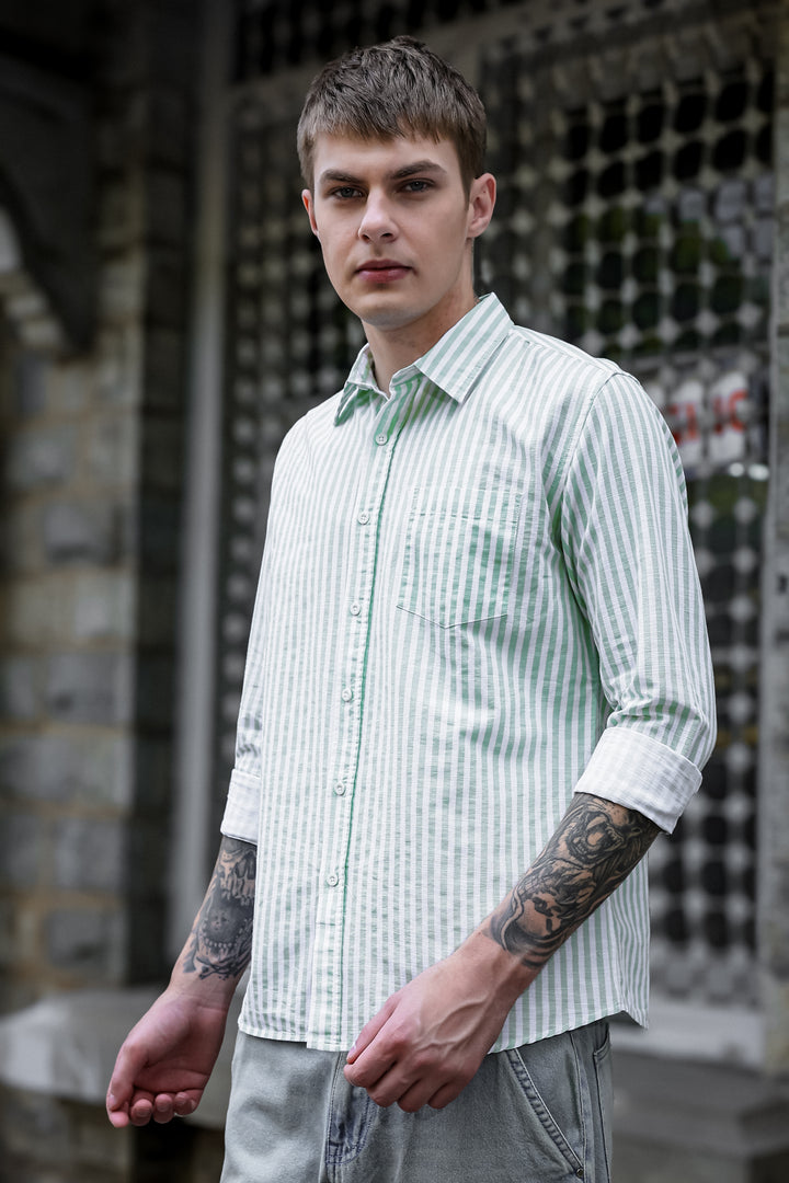 Streaks: Green Shirt