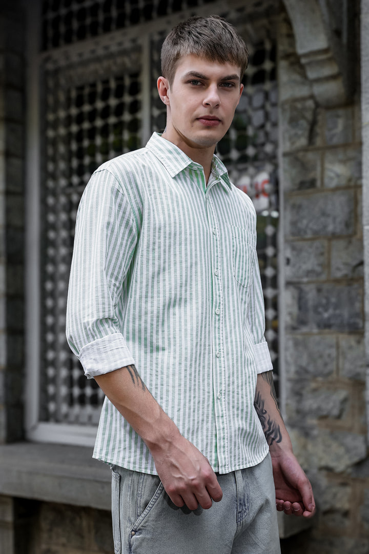 Streaks: Green Shirt