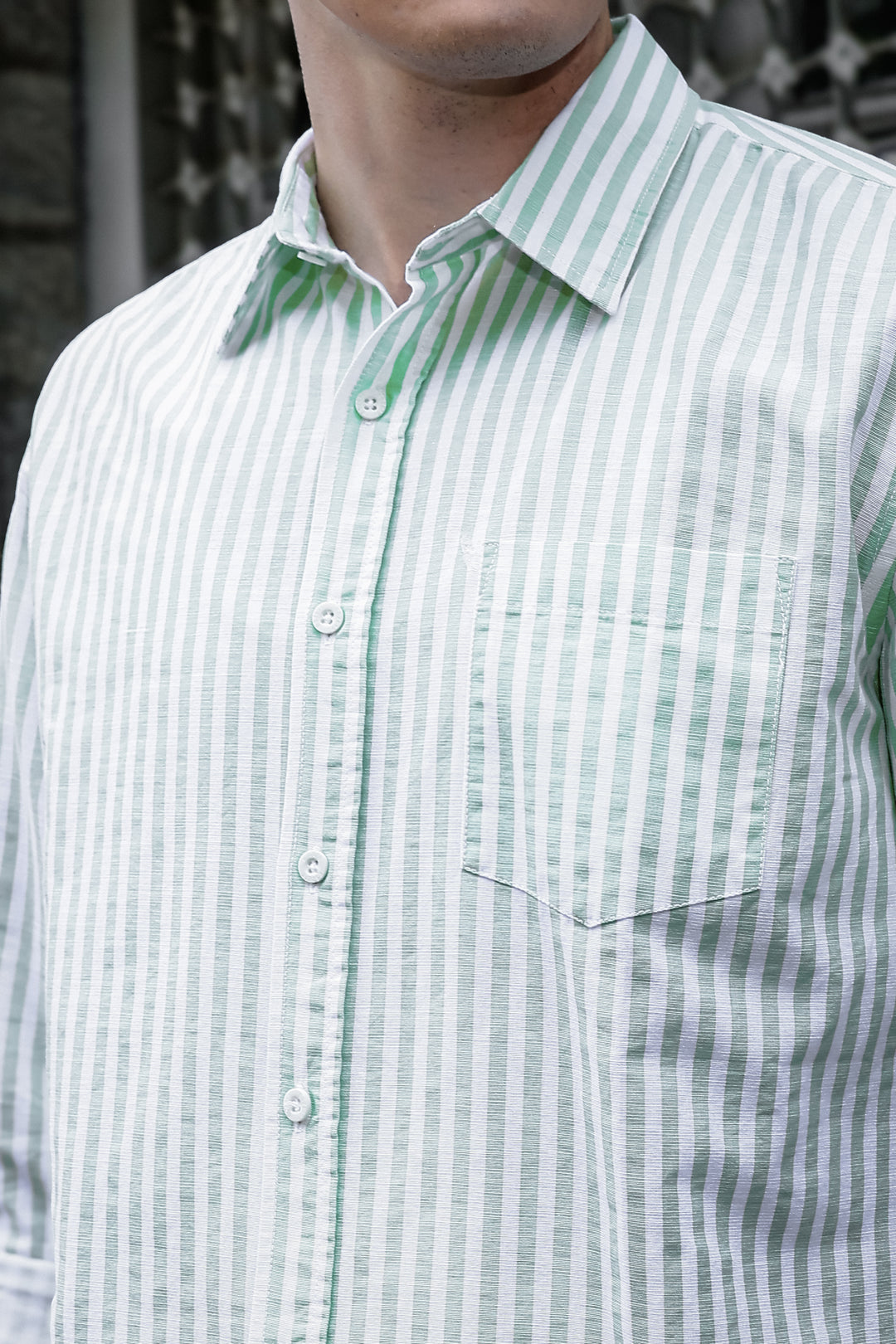 Streaks: Green Shirt