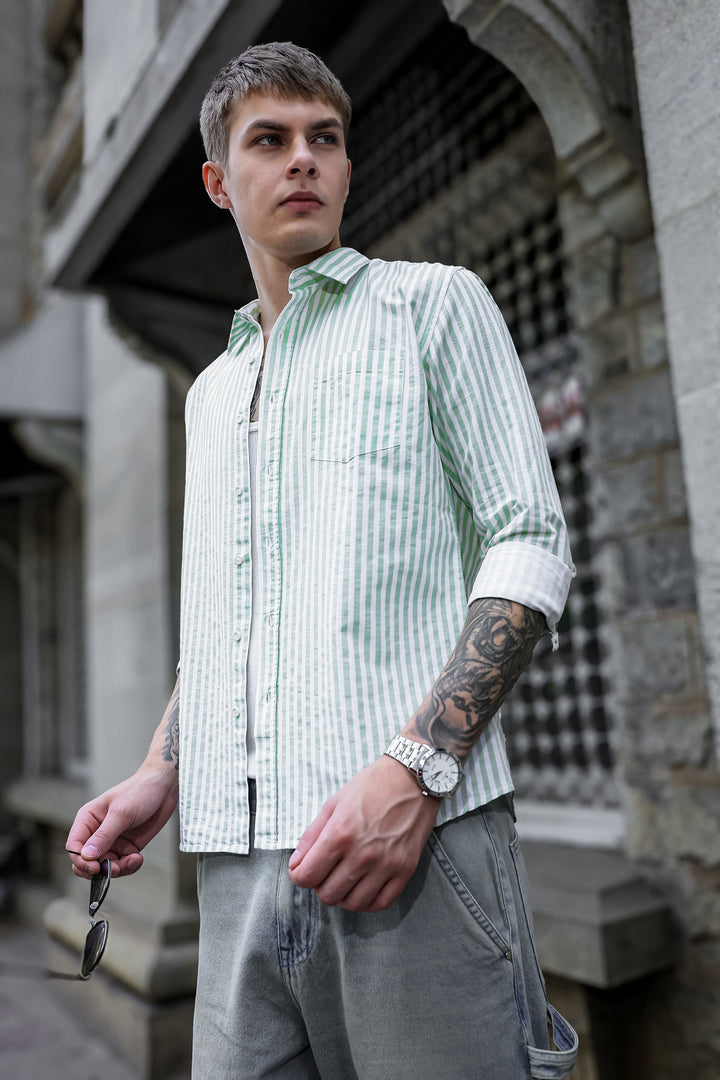 Streaks: Green Shirt