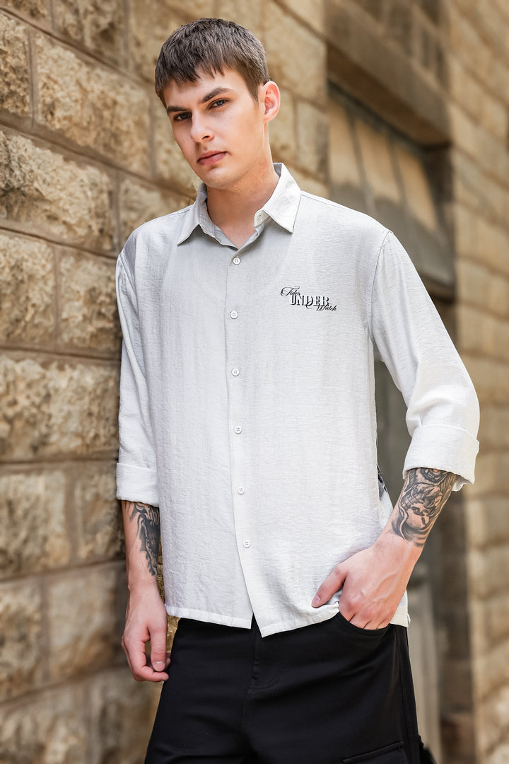 Under Watch : Textured Fabric Shirt