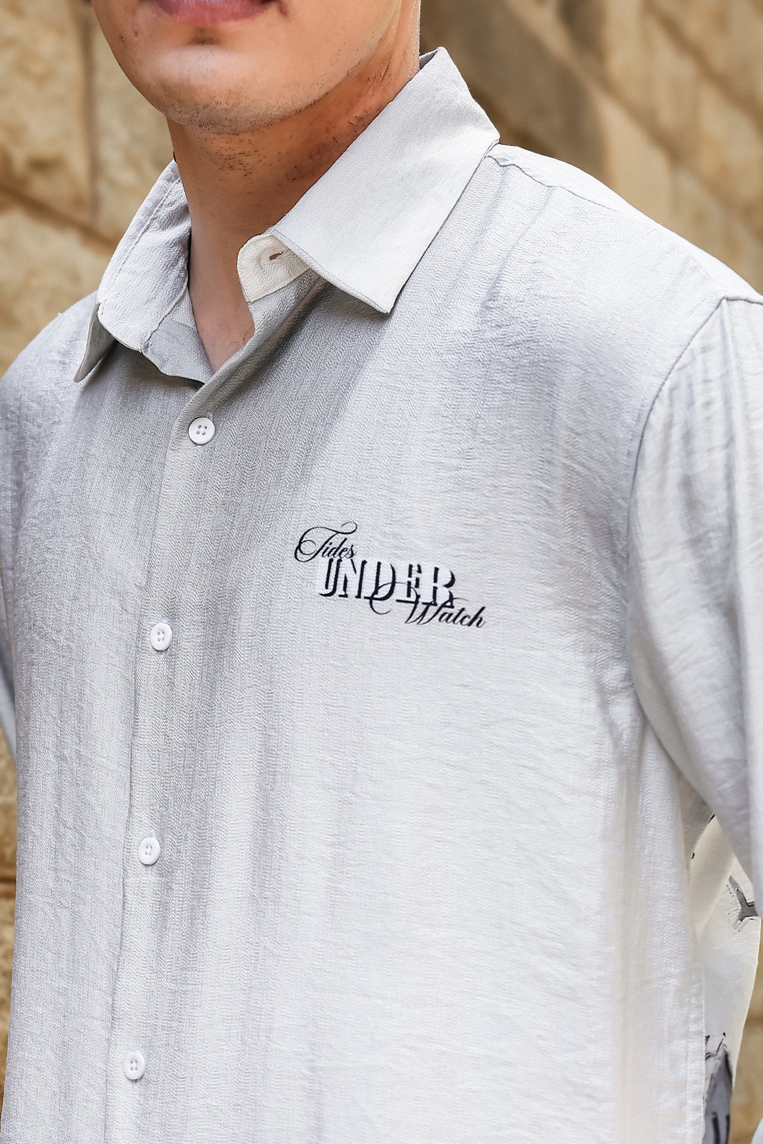 Under Watch : Textured Fabric Shirt