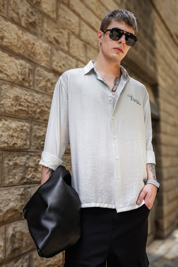 Under Watch : Textured Fabric Shirt